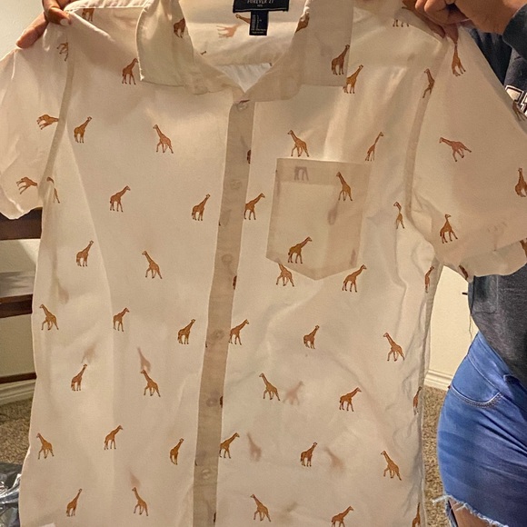 Forever 21 draft button down - Picture 1 of 2